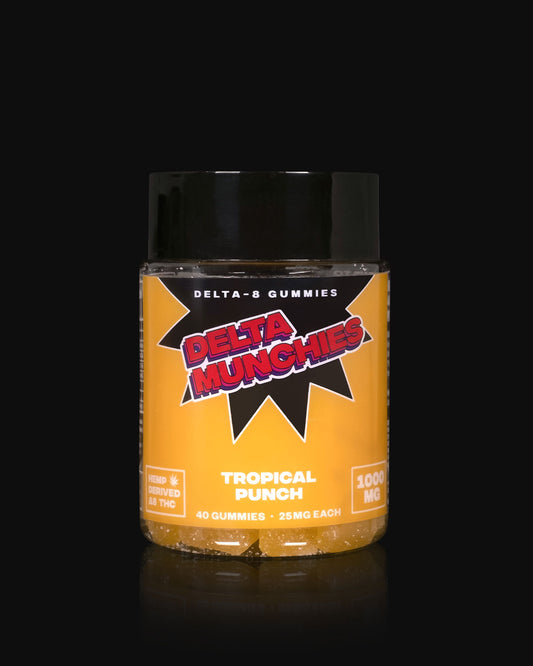 Delta munchies Tropical Punch Delta 8 Gummies 25mg